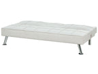 Sofa Bed ROXEN Fabric Light Beige 3 Seater