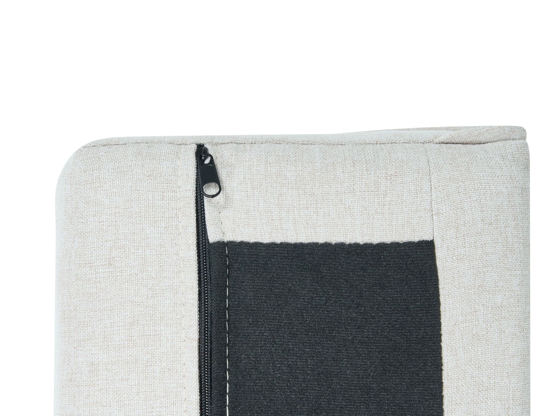 Sofa Bed ROXEN Fabric Light Beige 3 Seater