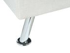 Sofa Bed ROXEN Fabric Light Beige 3 Seater