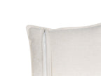 Sofa Bed KRAMA Fabric Off-White with Storage 3 Seater