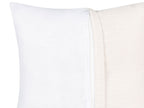 Corner Sofa LUNGO Corduroy Off-White 4 Seater Left Hand