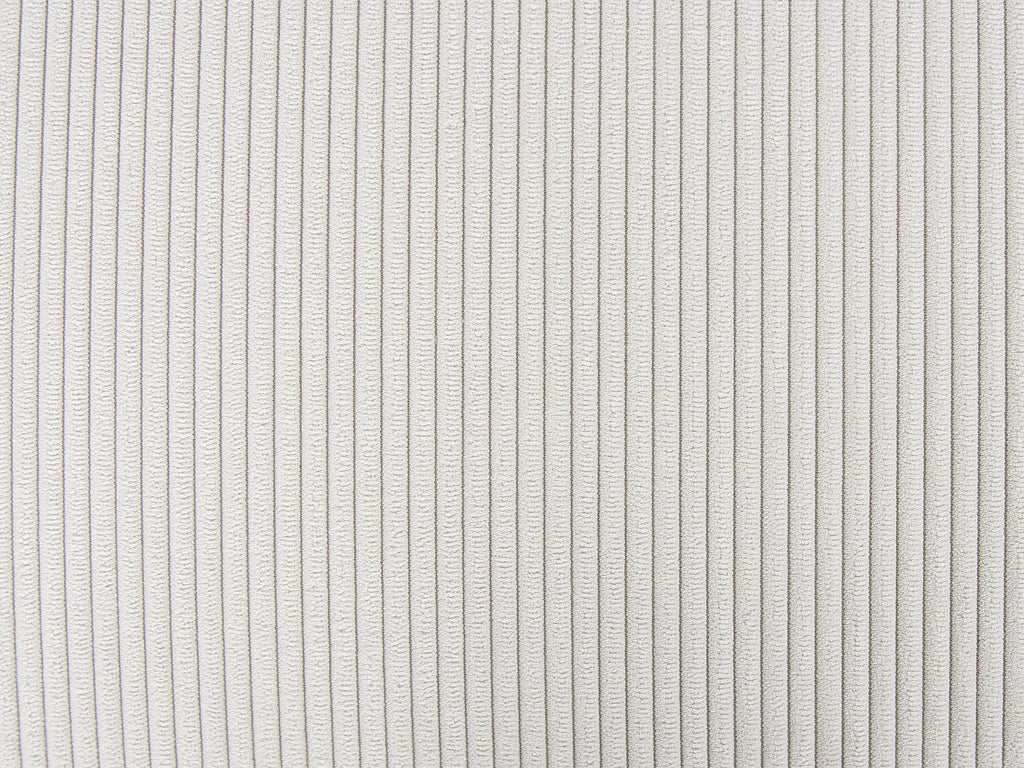 Corner Sofa LUNGO Corduroy Off-White 4 Seater Left Hand
