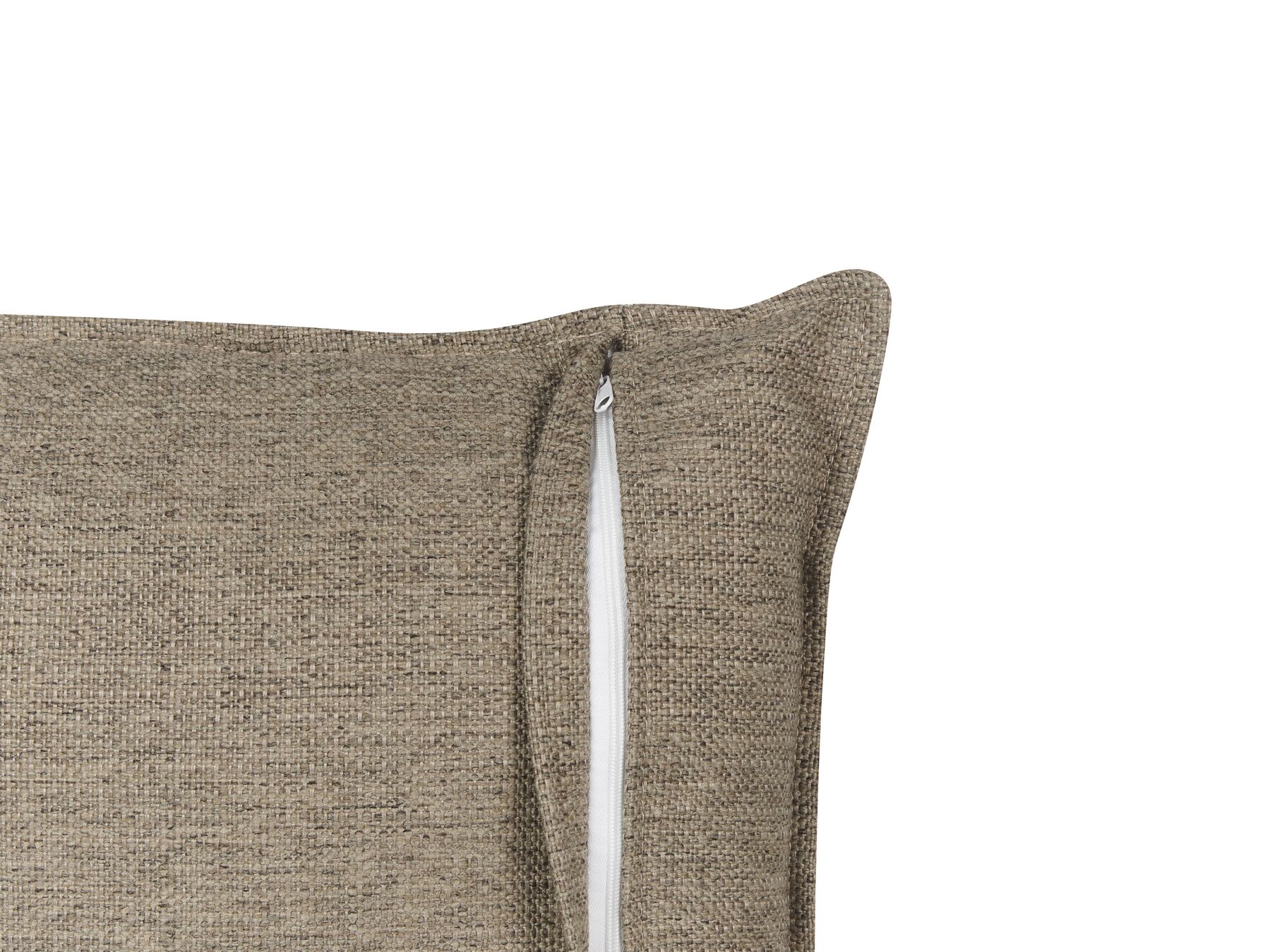 Sofa Bed KRAMA Fabric Brown with Storage 3 Seater