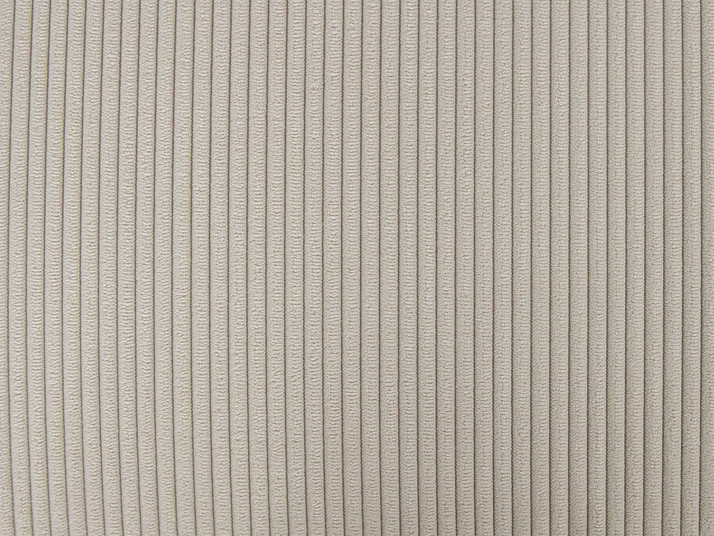 Corner Sofa LUNGO Corduroy Beige 4 Seater Right Hand