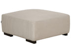 Corner Sofa LUNGO Corduroy Beige with Ottoman 4 Seater Right Hand