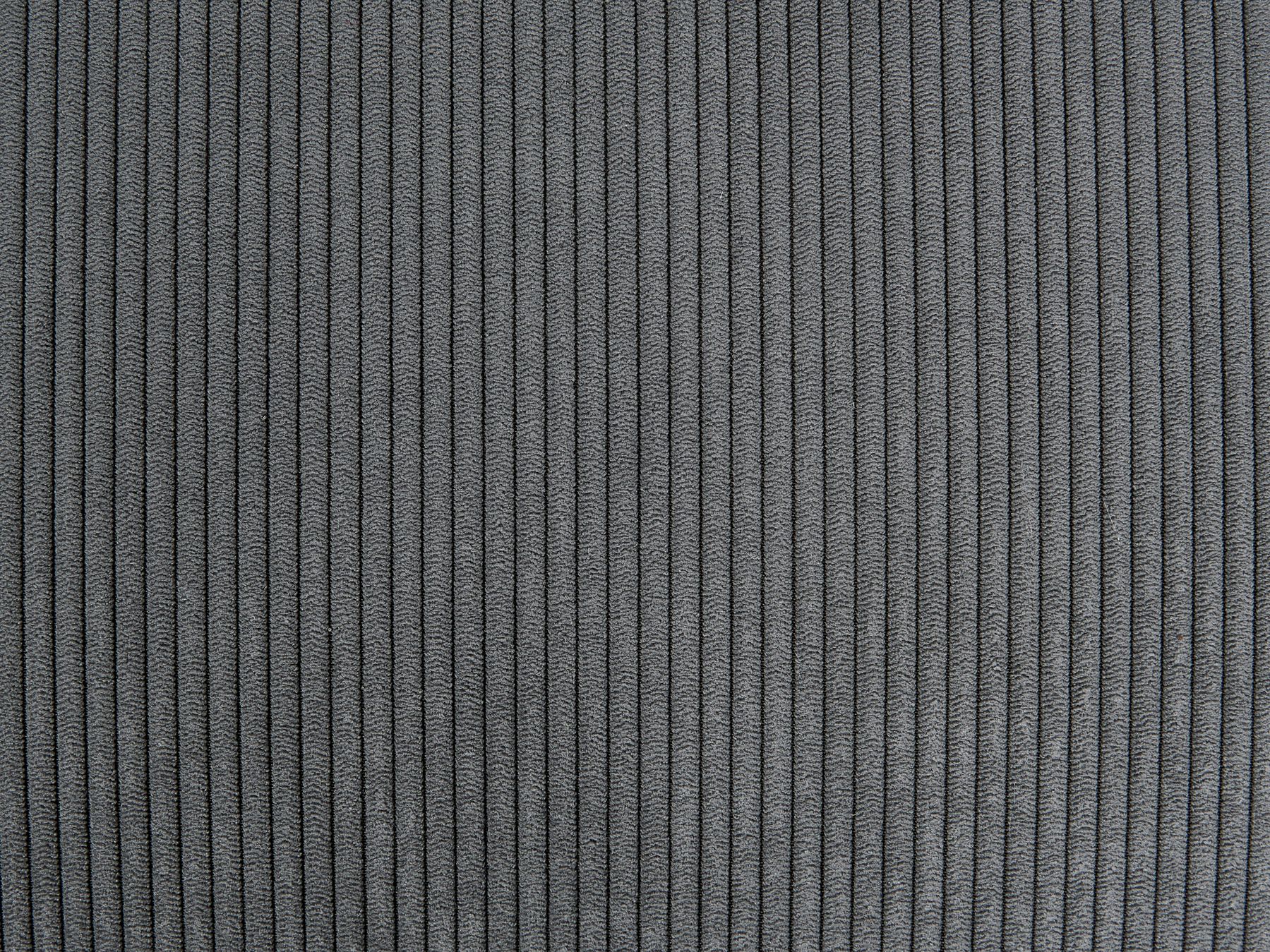 Corner Sofa Bed LUSPA Corduroy Dark Grey with Storage 3 Seater Right Hand