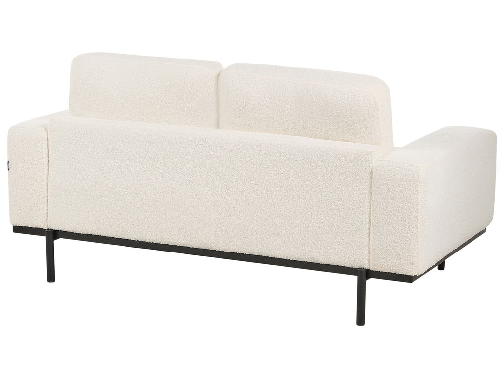 2 Seater Sofa Boucle White SOVIK