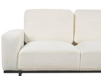 2 Seater Sofa Boucle White SOVIK