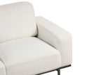 2 Seater Sofa Boucle White SOVIK