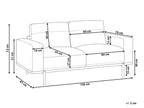 2 Seater Sofa Boucle White SOVIK