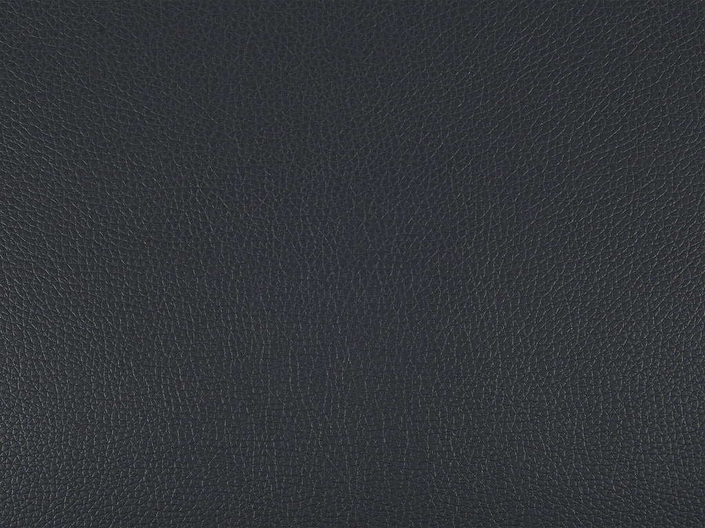 3 Seater Sofa Faux Leather Black SOVIK