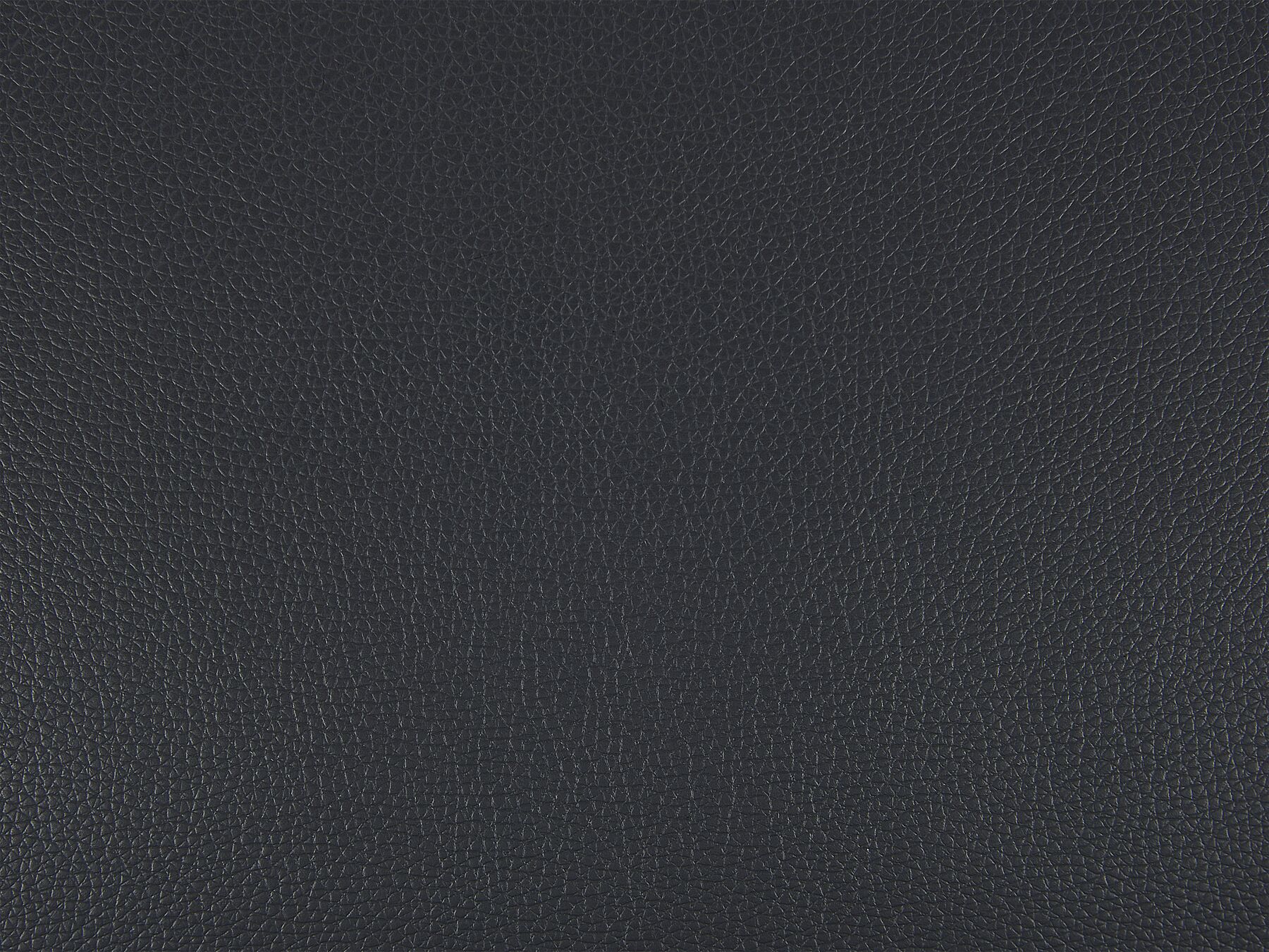 3 Seater Sofa Faux Leather Black SOVIK