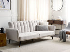 Sofa Bed VIMMERBY Fabric Beige 3 Seater