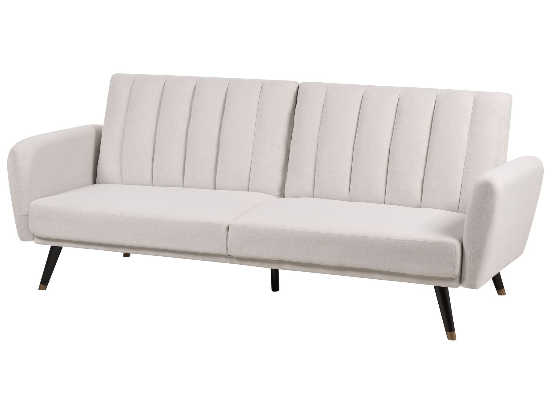 Sofa Bed VIMMERBY Fabric Beige 3 Seater