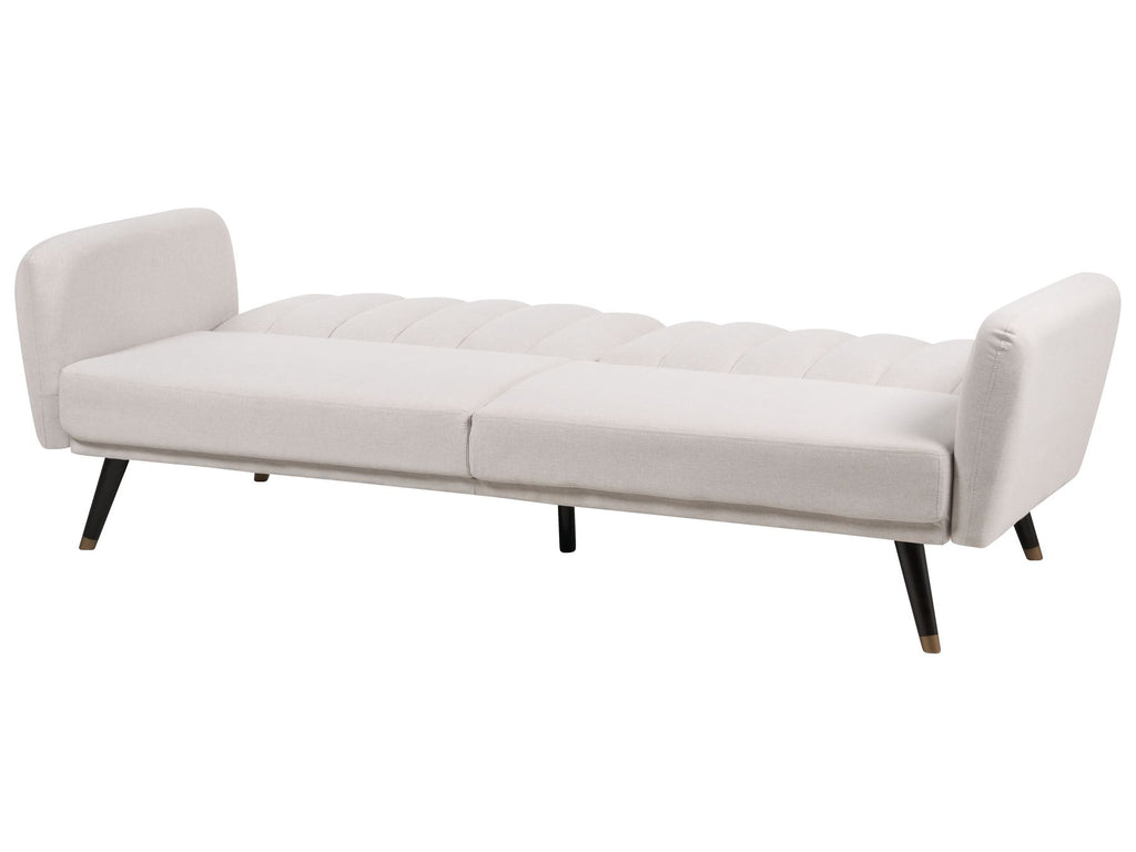 Sofa Bed VIMMERBY Fabric Beige 3 Seater