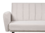 Sofa Bed VIMMERBY Fabric Beige 3 Seater