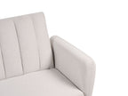 Sofa Bed VIMMERBY Fabric Beige 3 Seater