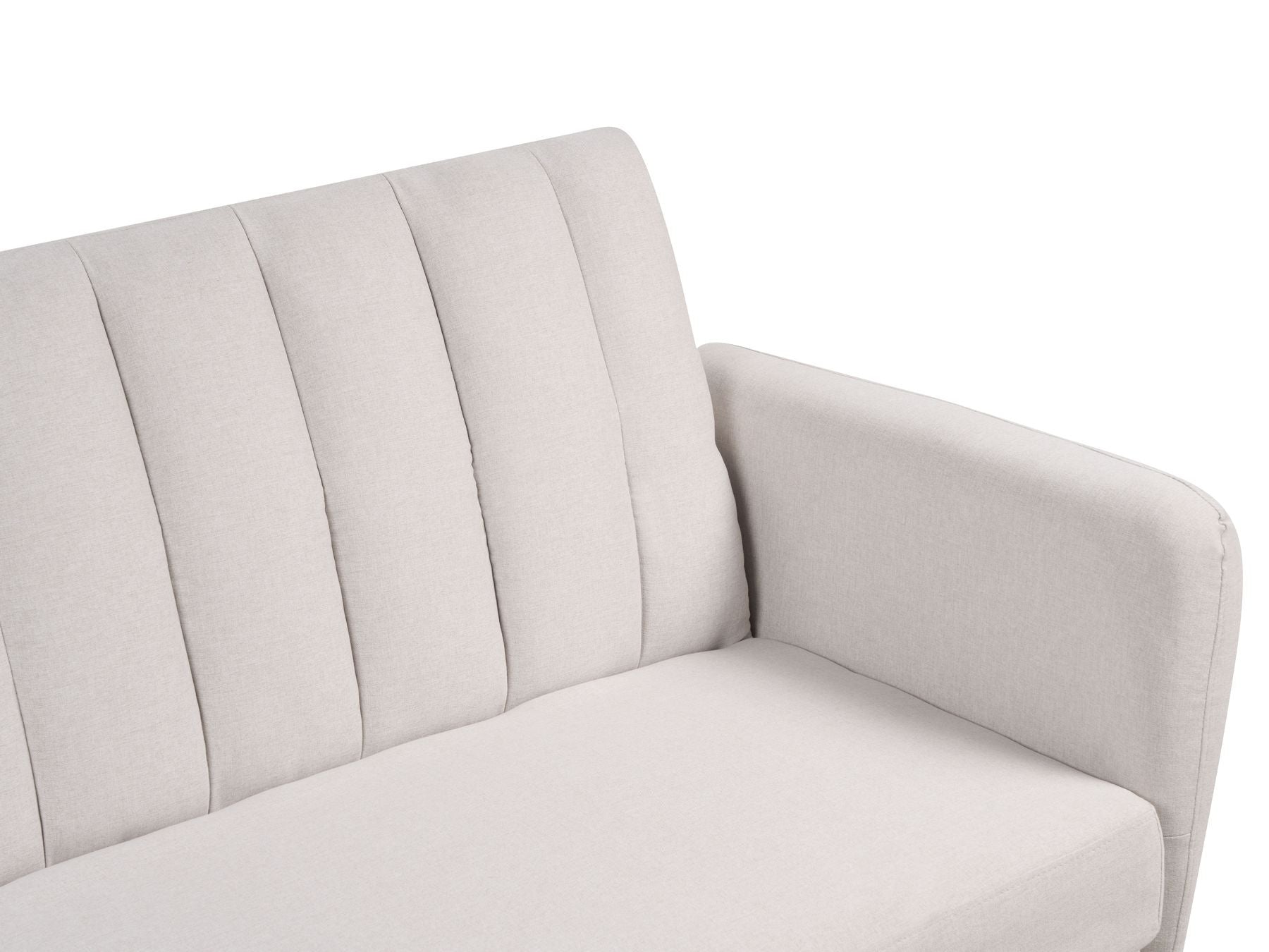 Sofa Bed VIMMERBY Fabric Beige 3 Seater
