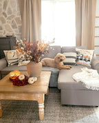 Corner Sofa Bed NESNA Fabric Light Grey with Storage 3 Seater Left Hand