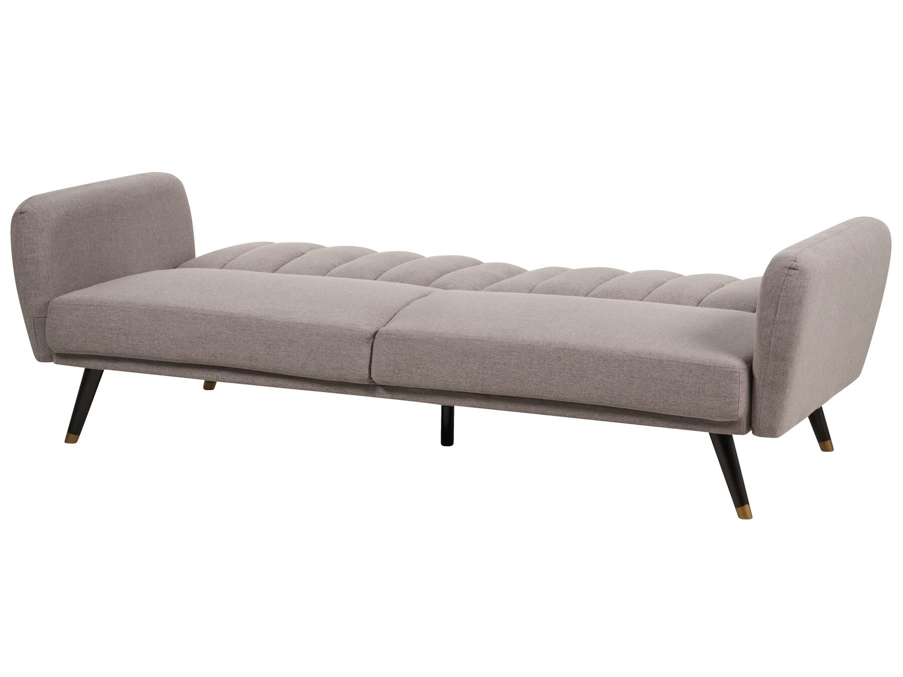 Sofa Bed VIMMERBY Fabric Light Brown 3 Seater