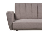Sofa Bed VIMMERBY Fabric Light Brown 3 Seater
