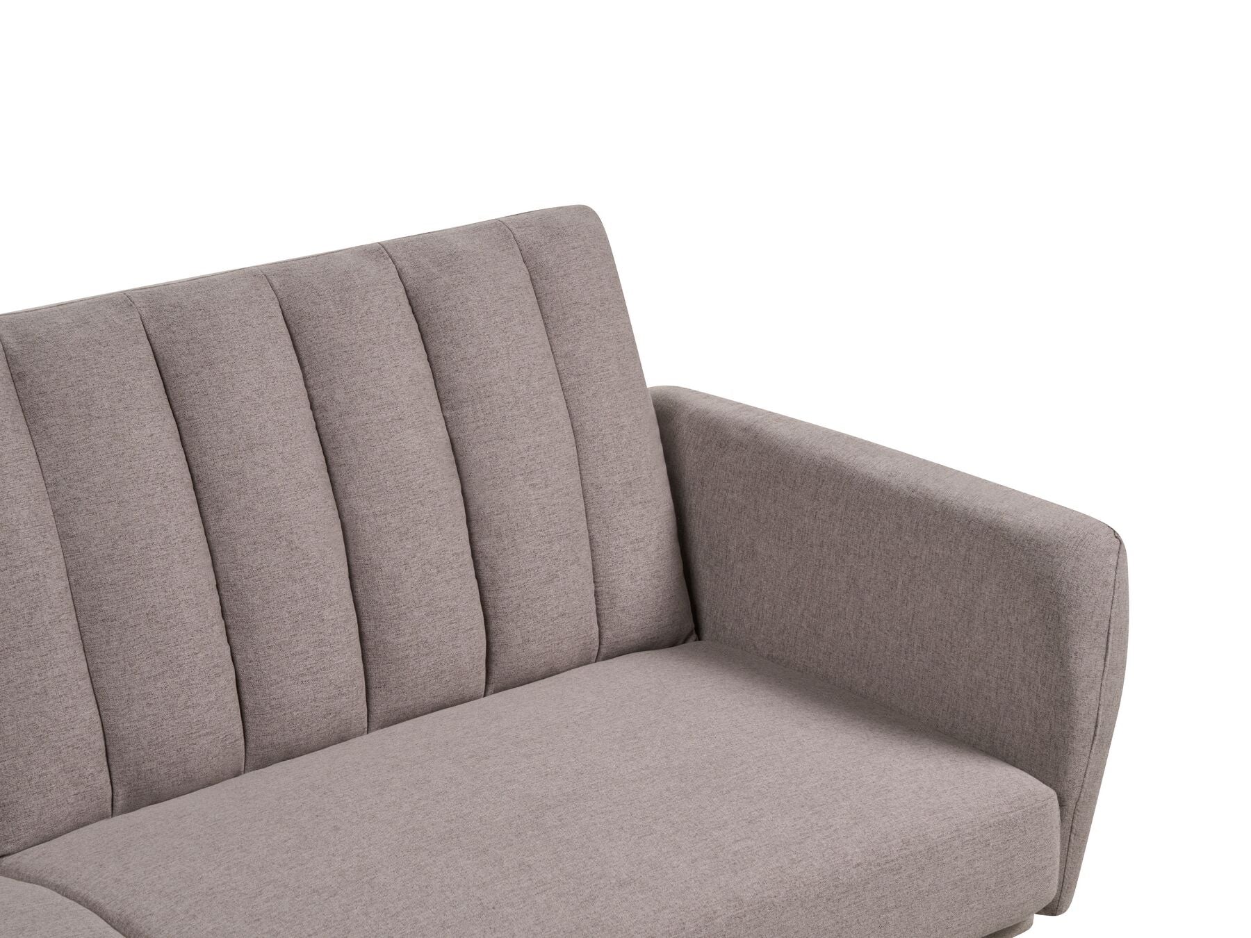 Sofa Bed VIMMERBY Fabric Light Brown 3 Seater