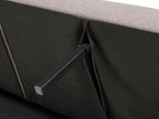 Sofa Bed VIMMERBY Fabric Light Brown 3 Seater