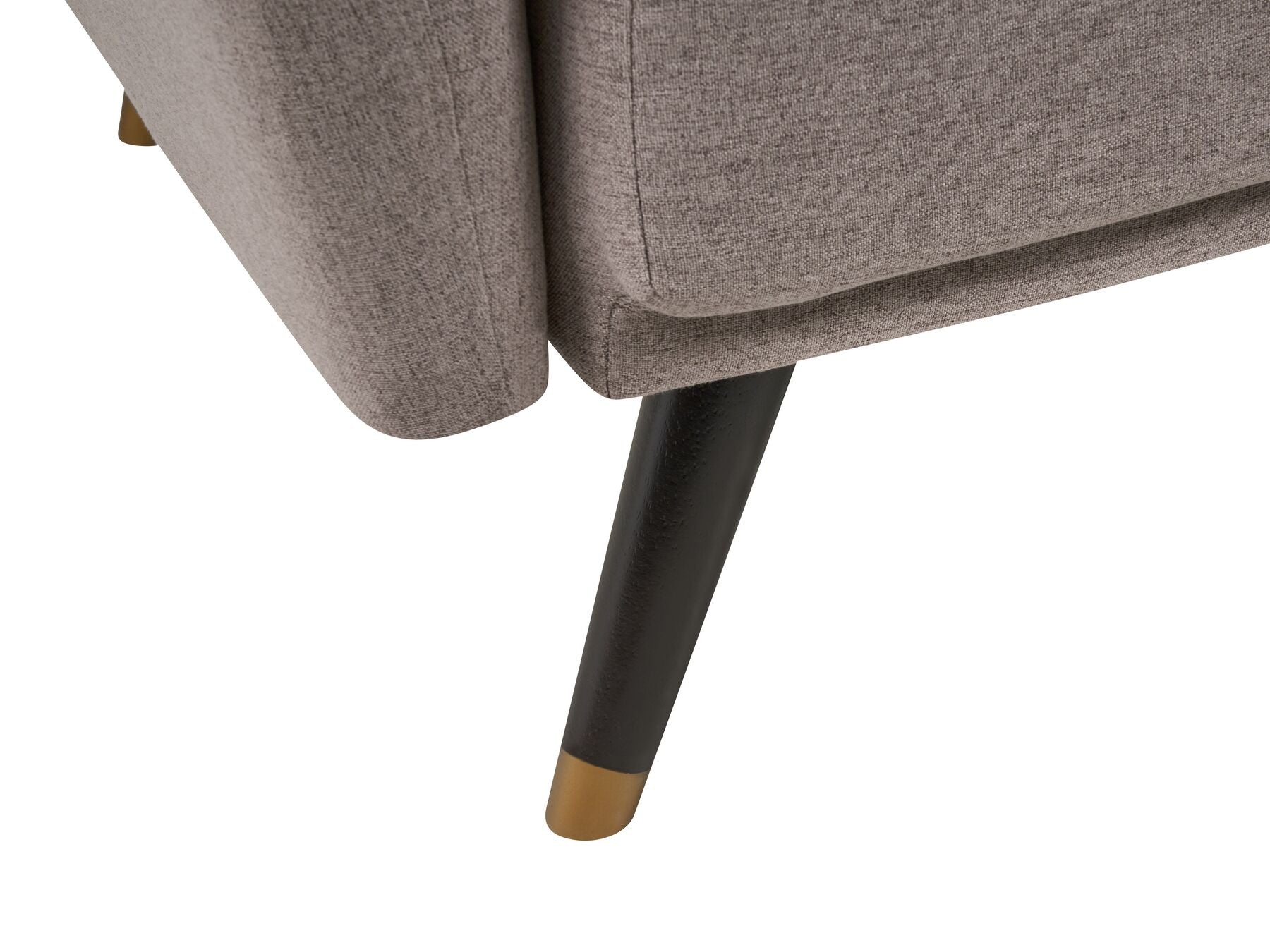 Sofa Bed VIMMERBY Fabric Light Brown 3 Seater