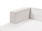 Corner Sofa LOFOTEN Fabric Off-White 3 Seater Right Hand