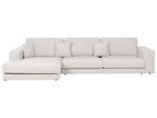 Corner Sofa LOFOTEN Fabric Off-White 4 Seater Right Hand