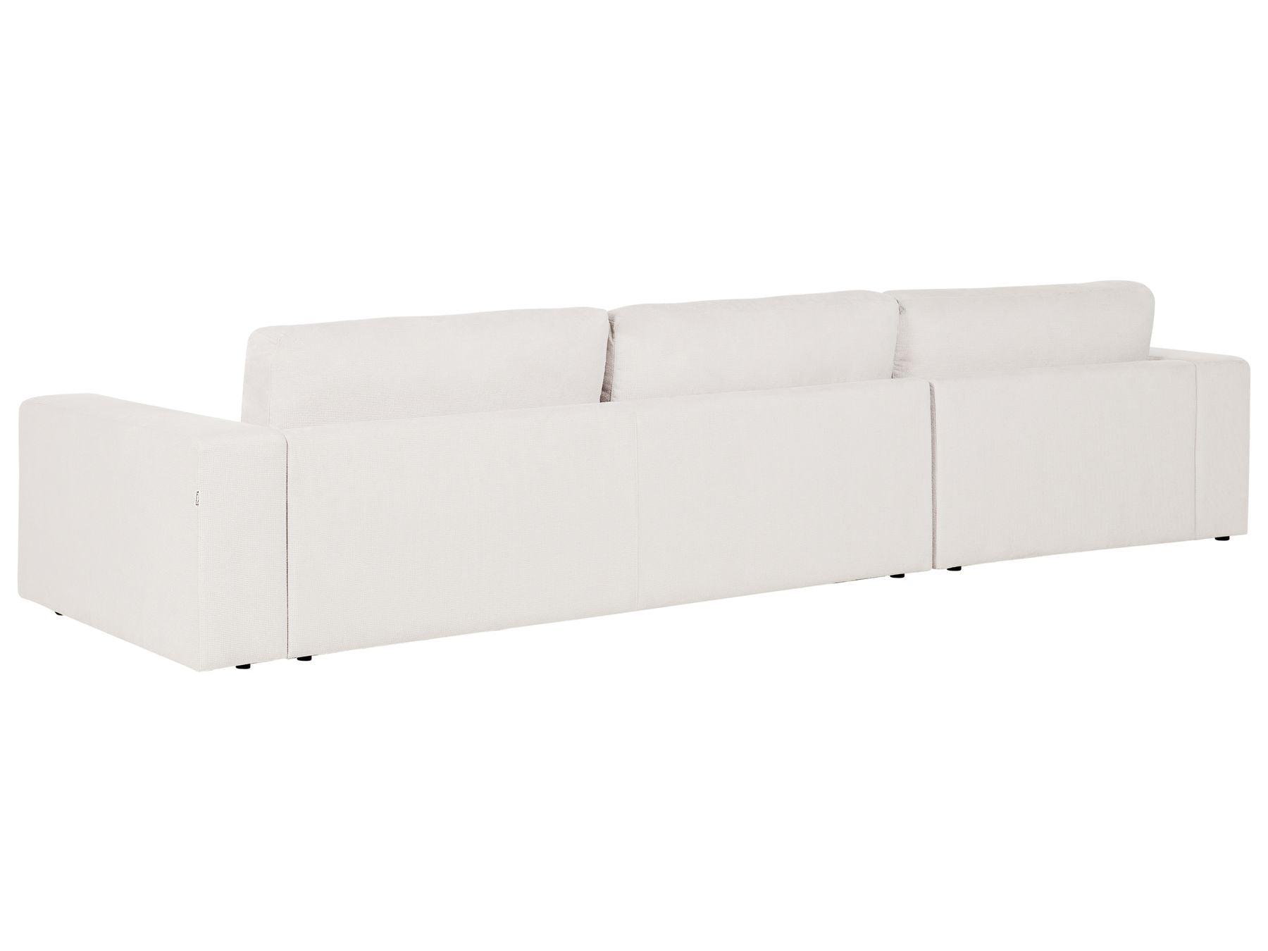 Corner Sofa LOFOTEN Fabric Off-White 4 Seater Right Hand
