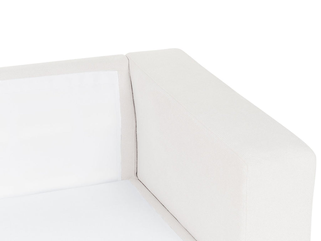 Corner Sofa LOFOTEN Fabric Off-White 4 Seater Right Hand
