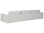Corner Sofa LOFOTEN Fabric Light Grey 4 Seater Right Hand