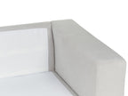 Corner Sofa LOFOTEN Fabric Light Grey 4 Seater Right Hand