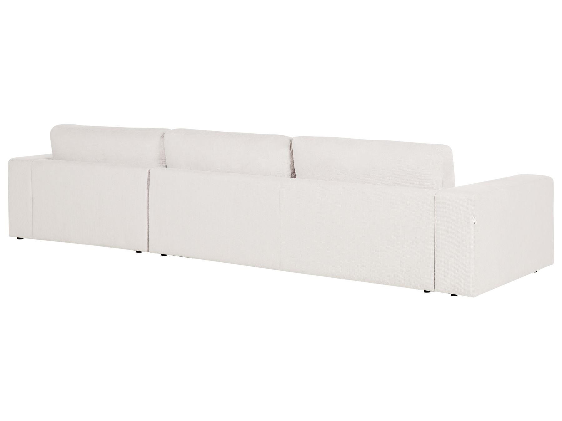 Corner Sofa LOFOTEN Fabric Off-White 4 Seater Left Hand