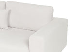 Corner Sofa LOFOTEN Fabric Off-White 4 Seater Left Hand