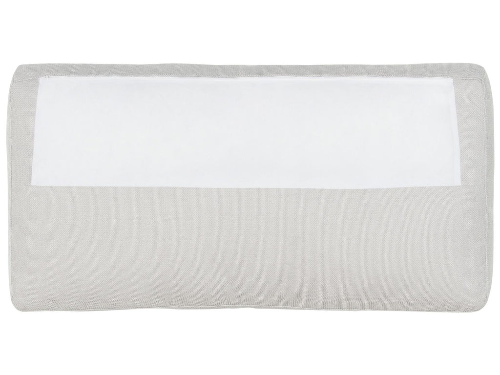 Corner Sofa LOFOTEN Fabric Light Grey 4 Seater Left Hand
