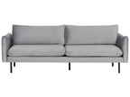 Velvet 3 Seater Sofa Grey VINTERBRO