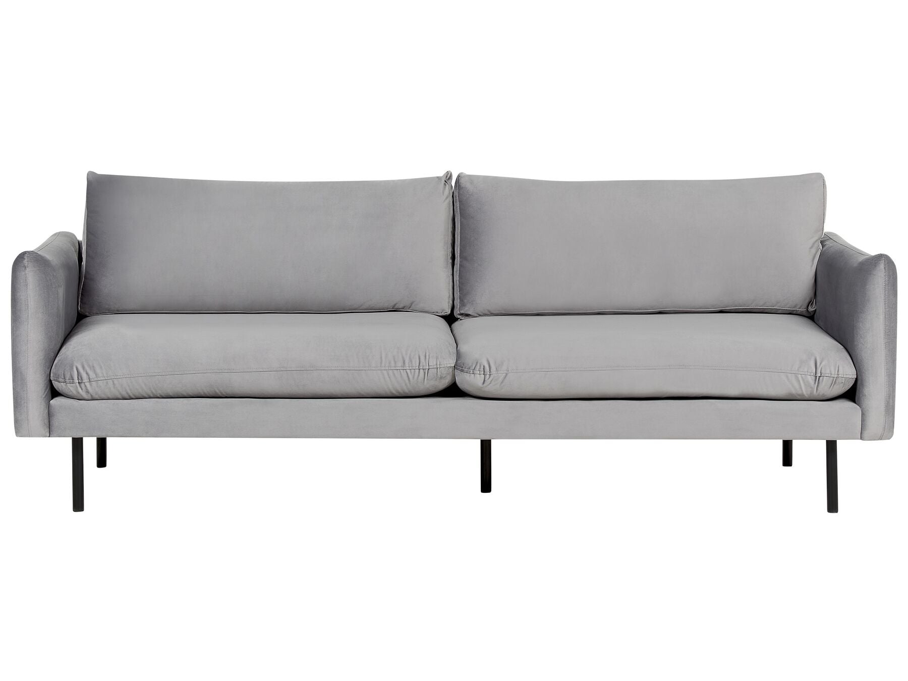 Velvet 3 Seater Sofa Grey VINTERBRO