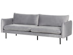 Velvet 3 Seater Sofa Grey VINTERBRO