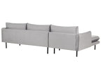 Corner Sofa VINTERBRO Velvet Grey 4 Seater Right Hand