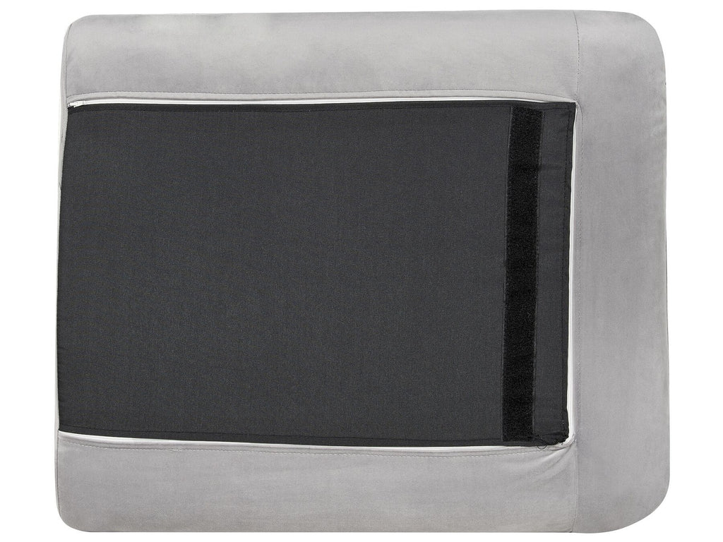 Corner Sofa VINTERBRO Velvet Grey 4 Seater Right Hand