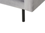 Corner Sofa VINTERBRO Velvet Grey 4 Seater Right Hand