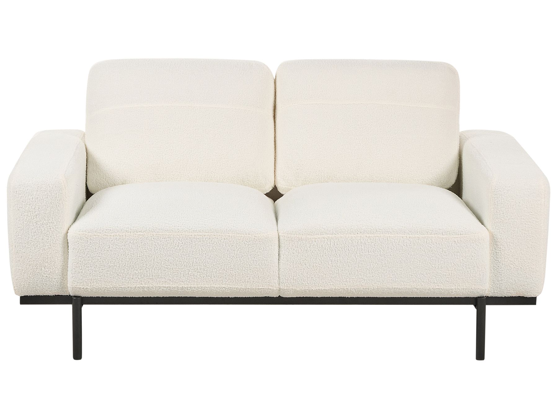 2 Seater Sofa Boucle White SOVIK