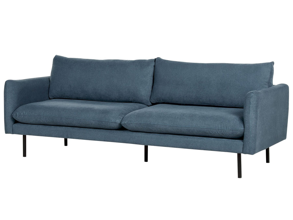 Fabric 3 Seater Sofa Blue VINTERBRO