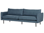 Fabric 3 Seater Sofa Blue VINTERBRO