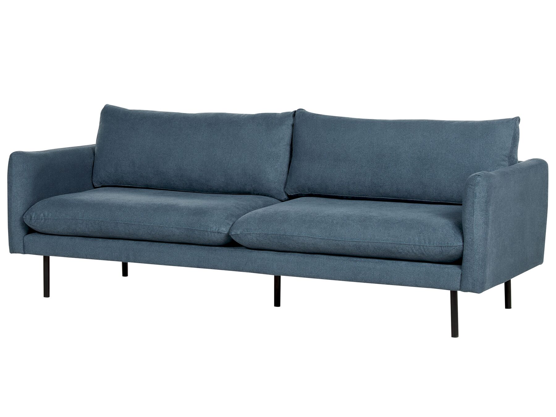 Fabric 3 Seater Sofa Blue VINTERBRO