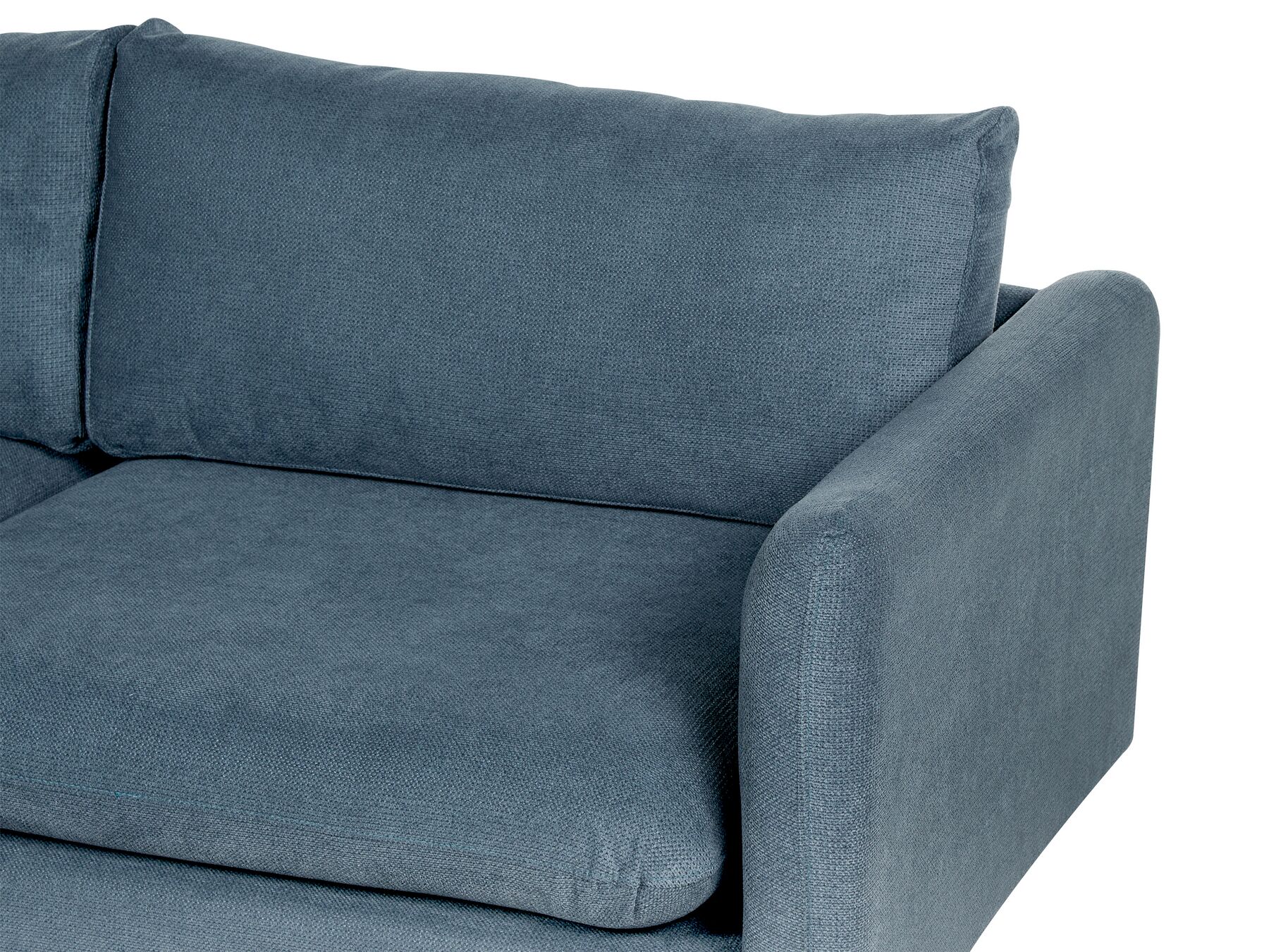 Fabric 3 Seater Sofa Blue VINTERBRO