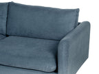 Corner Sofa VINTERBRO Chenille Blue 4 Seater Right Hand