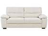3 Seater Fabric Sofa Light Beige